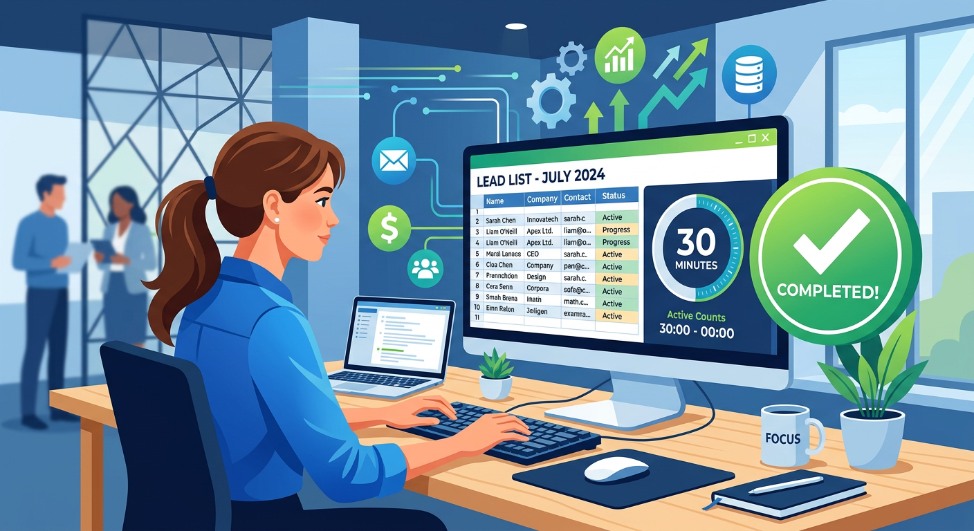 How to Build a Local Lead List in 30 Minutes (Step-by-Step)